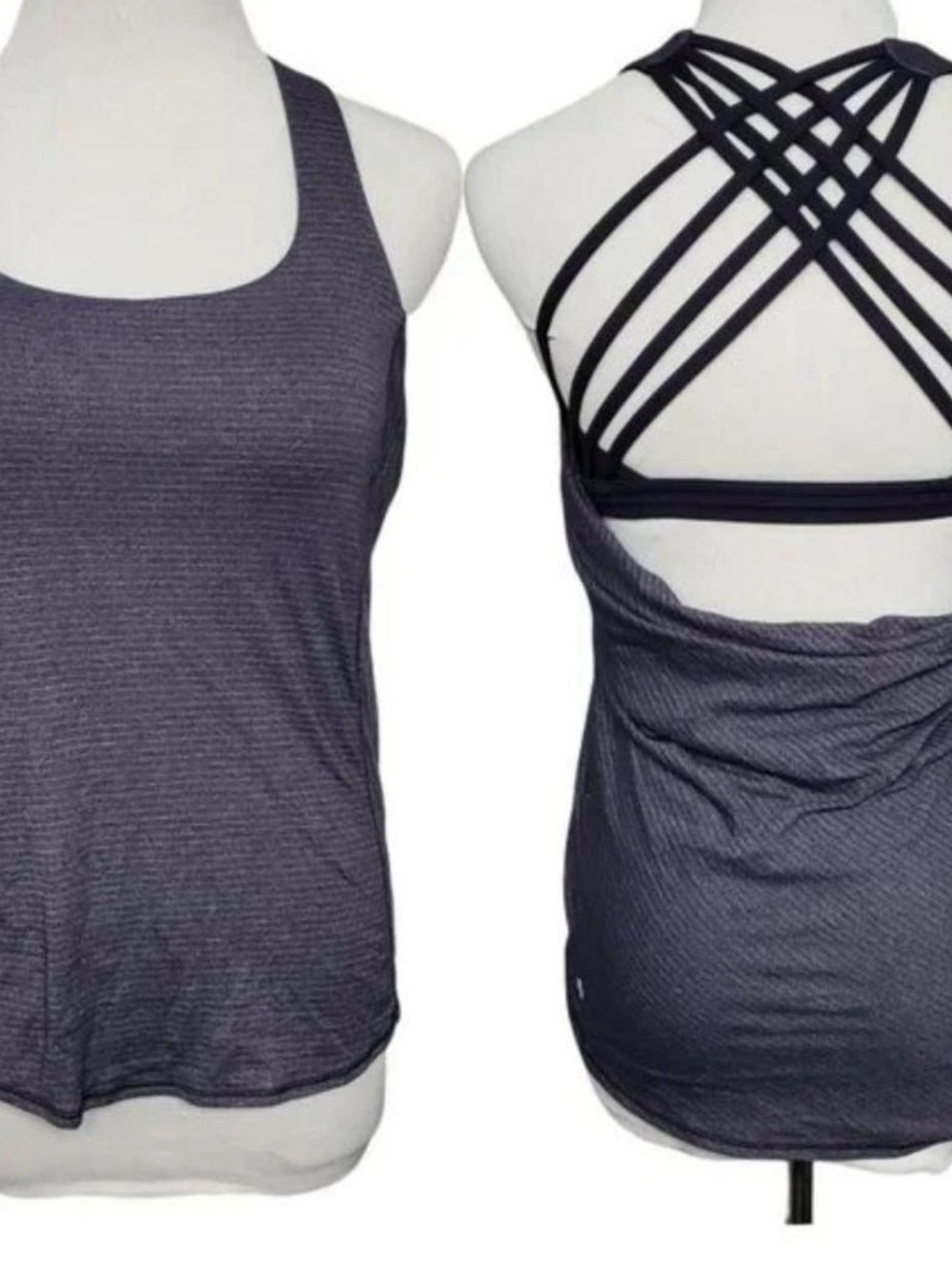 lululemon athletica Charcoal Strappy-Back Tank